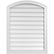 Ekena Millwork Arch Top Surface Mount PVC Gable Vent: Functional, w/ 2"W x 1-1/2"P Brickmould Frame, 26"W x 34"H GVPAR26X3402SF - alternate 1